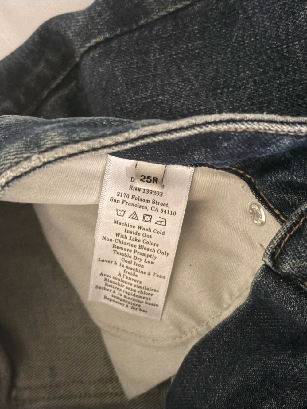 Everlane Long A-Line Denim Shorts - Medium Blue